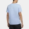 Nike Quadruple Swoosh Logo Sport Short Sleeve T-Shirt Men Tops Blue DC2716-431