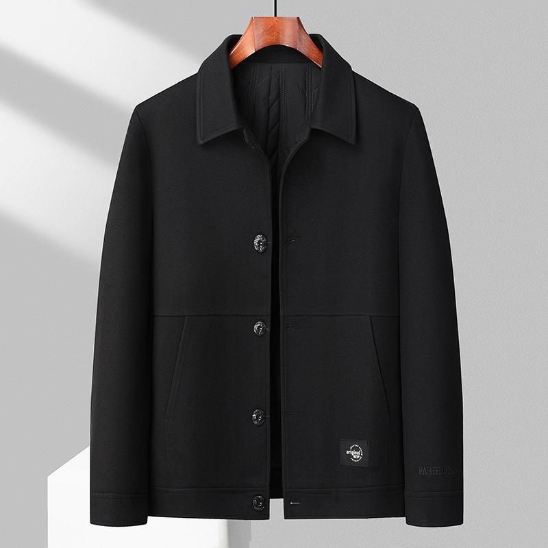 Herfst en Winter Nieuwe Herenjas Mode Casual Jongensjas Top Revers Werkkledingjas Herenjas 180