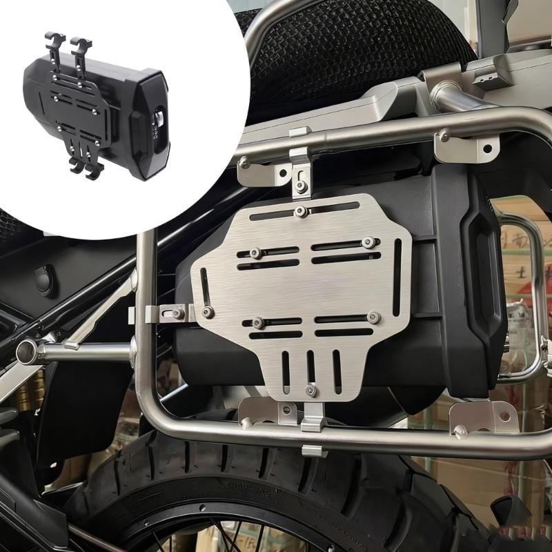 Heavy Duty ABS Motorcycle Tool Container 3.8L Capacity Waterproof Side Mount Accessory for Bike CR1000L/CRF1100L Use