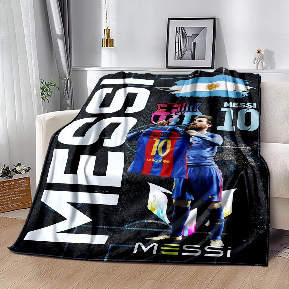 Messi 252 Blanket Durable Comfort Great for Office Chair Sofa for All Occasions Digital Print Best Holiday Gift for Friends Family