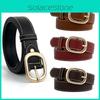 Chic And Minimalist Women's Waist Belt In Black Brown And Camel Colors For Fashion