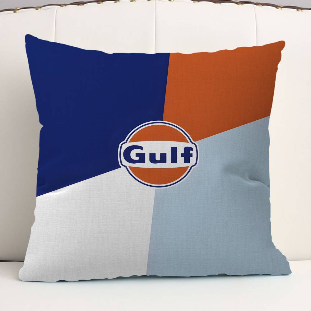 G-Gulf Racing-Luxury Pillow Cushion Cover Pillowcase Living Room Sofa Home Decor Customized