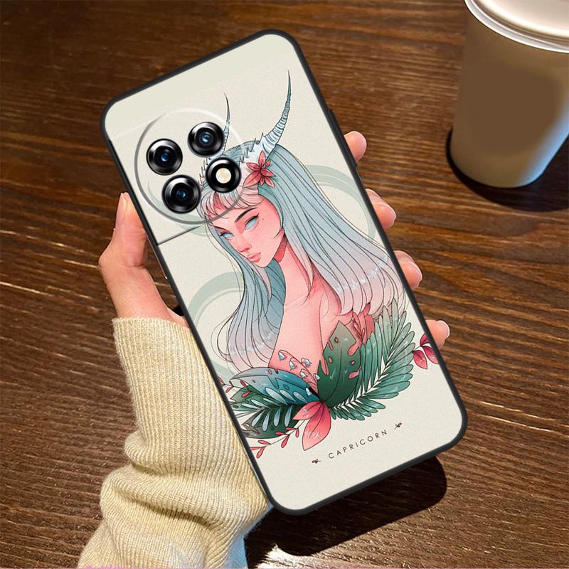 Horoscope Girl Scorpio Taurus Virgo For OnePlus Nord CE 5 2 3 4 Lite N20 N30 Case For OnePlus 15 R 13 12 11 8T 10T 13T 12R 13R