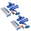 Mini Jet Vacuum Suction Head Kits for Above Ground Pool Swimming Pool Jet Portable Vacuum Cleaner Underwater with Brush