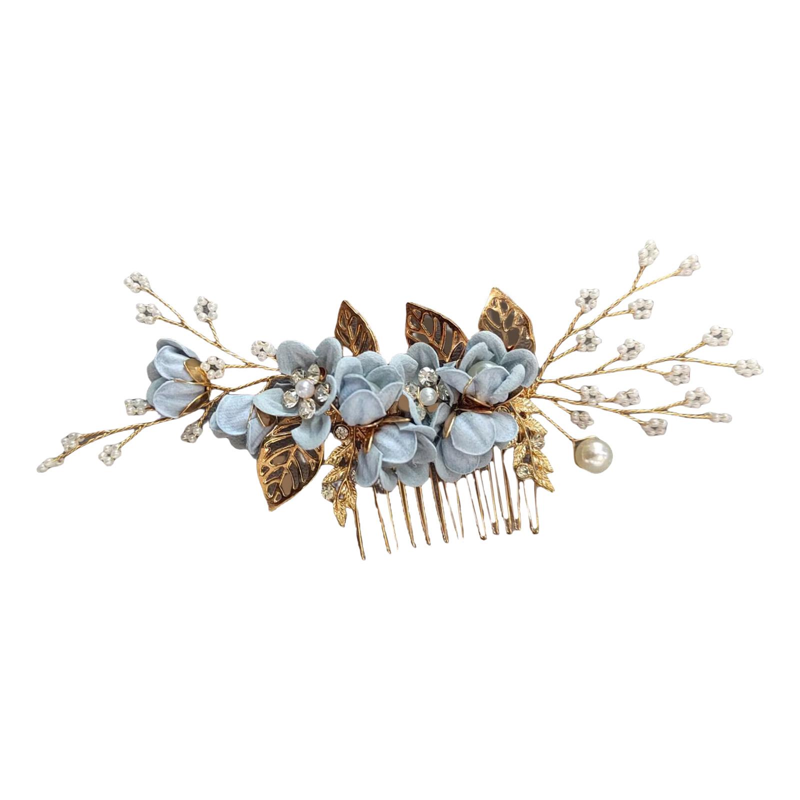 

Traditional Hanbok Hair Clip Delicate Hair Comb with Rhinestones and Artificial Pearls Jewelry for Bride and Bridesmaids