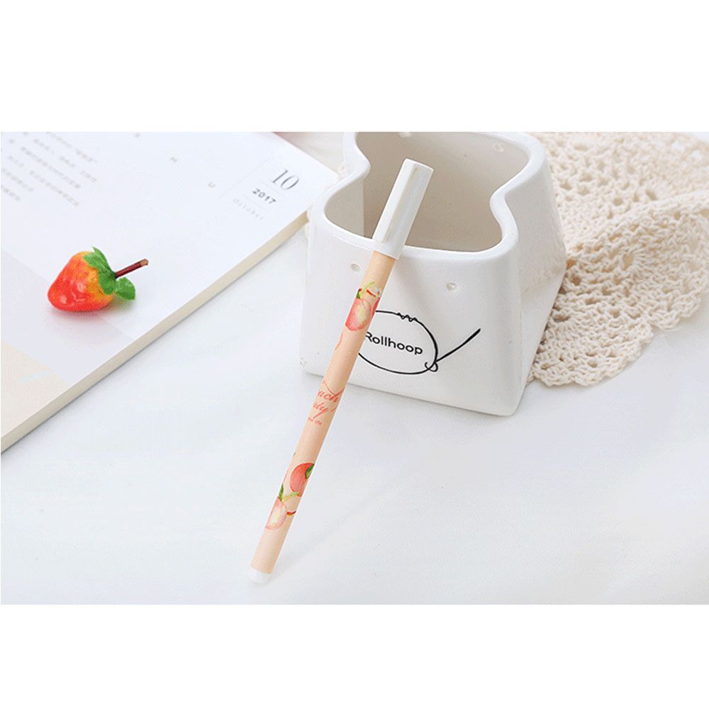 Cheap Gifts Cute Office Supplies Creative Stationery Gel Pen Student Peach Pattern Joom