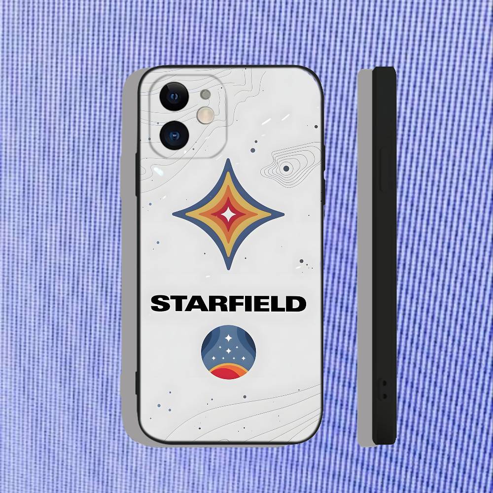 

Чехол для телефона S-StarfieldS Game для iPhone 16,15,14,13,12,11,Pro,Max,Plus,X,XS,XR,SE,8,7,Mini, Мягкий силиконовый черный чехол iPhone16se4
