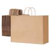 Kraft Paper Bags with Handles 100Pcs 16x6x12 In Party Shopping Bag Brown