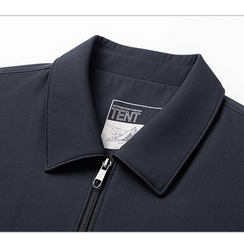 ROMON Men's Spring/Autumn Business Casual Lapel Jacket