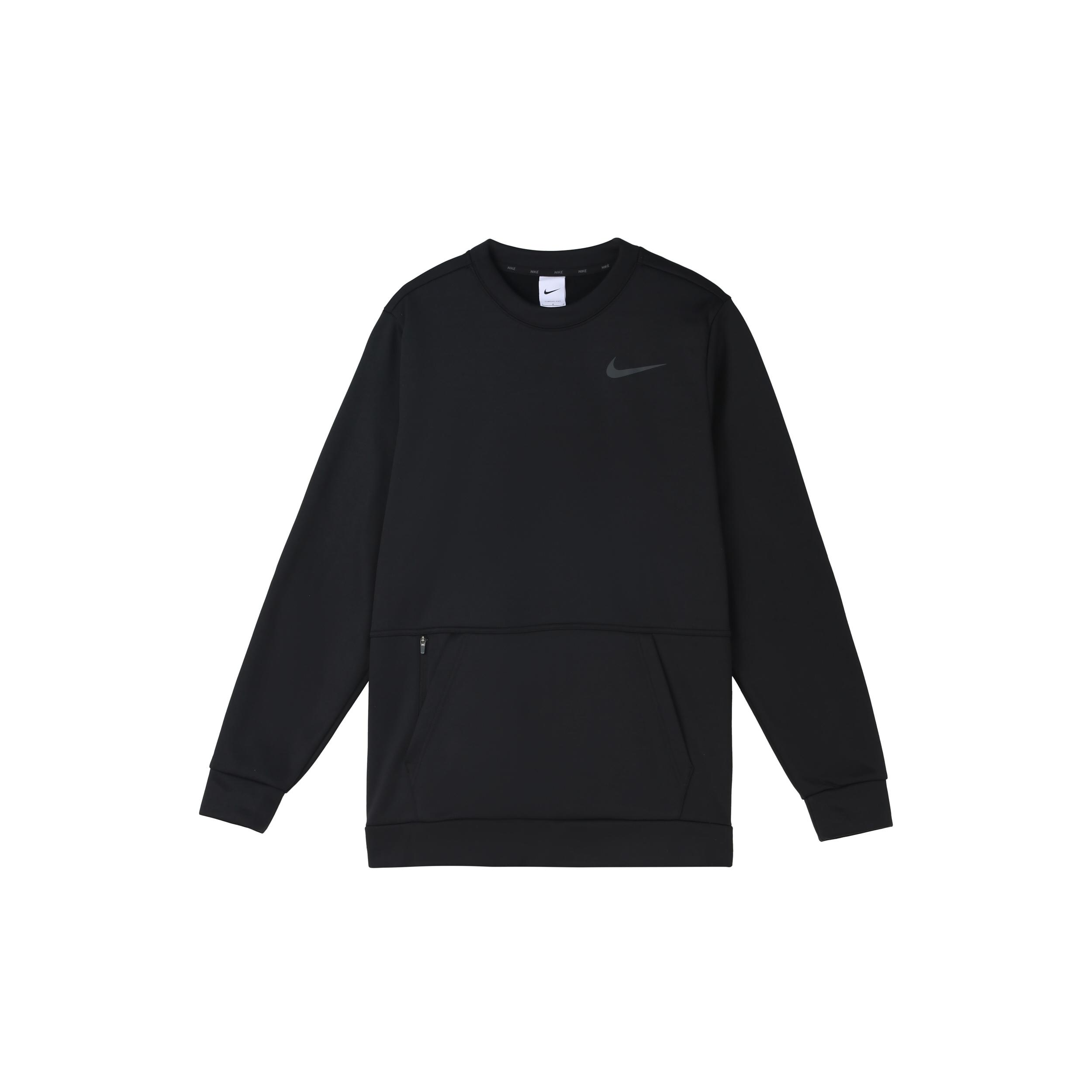 Nike Therma Training Sport Round Collar Velvet Jacket Long Sleeve Men s Black CU7272-010 L
