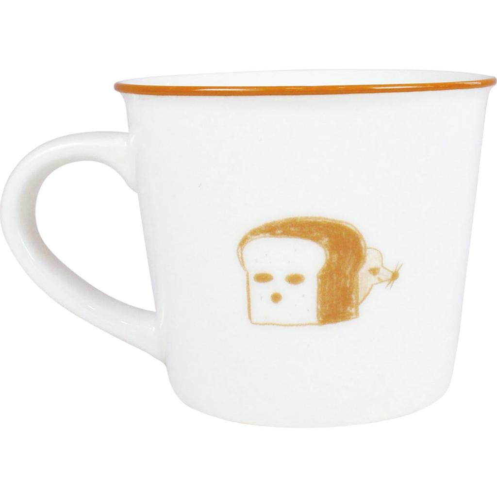 Tees Factory Bread Thief Color Line Simple Mug, [Used]