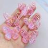 10 Pcs Cute Colorful Beautiful Butterflies Flat Back Resin Cabochons Scrapbooking DIY Jewelry Hairpin Craft Decoration