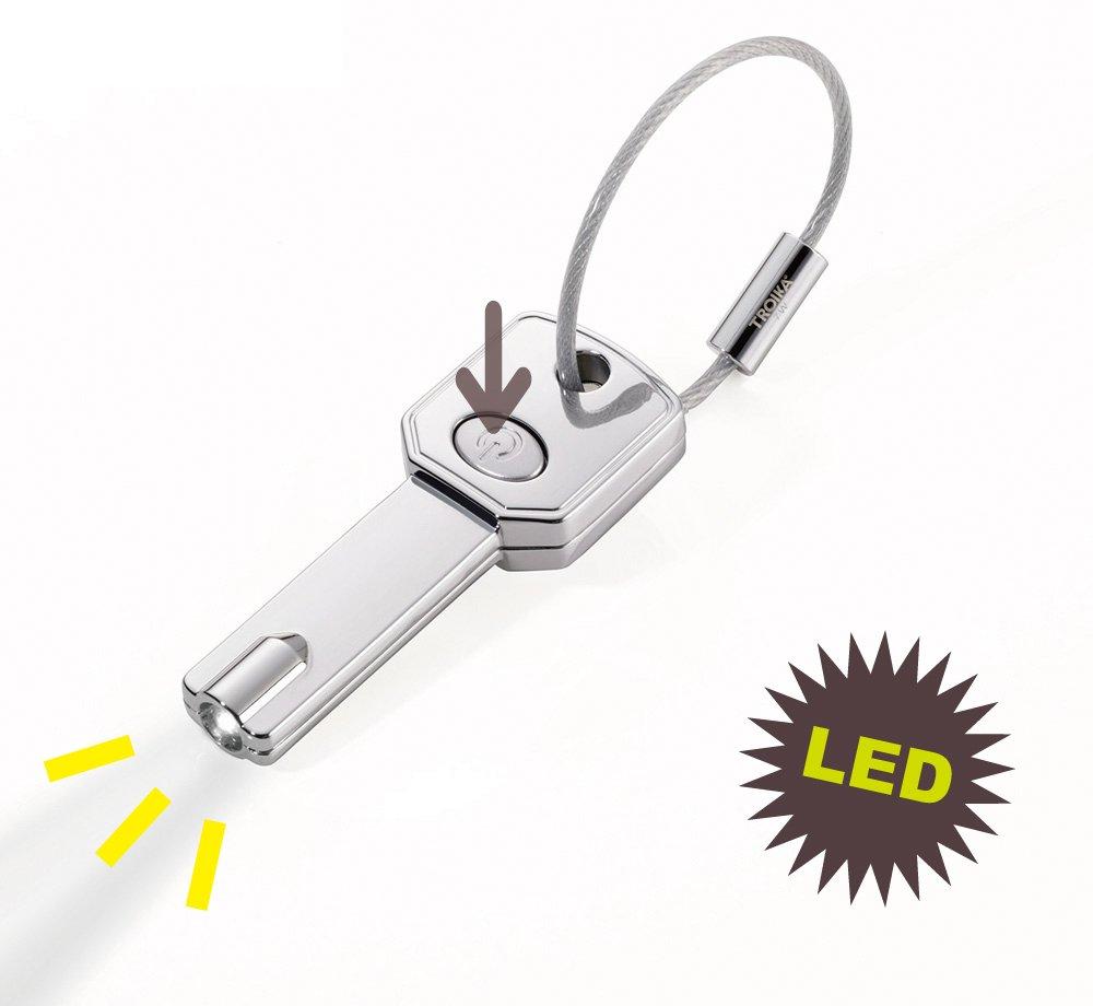Troika Key Type Key Ring Light Key KR15-40/CH