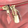 HERMES City Vanity bag Hand Bag Leather Red