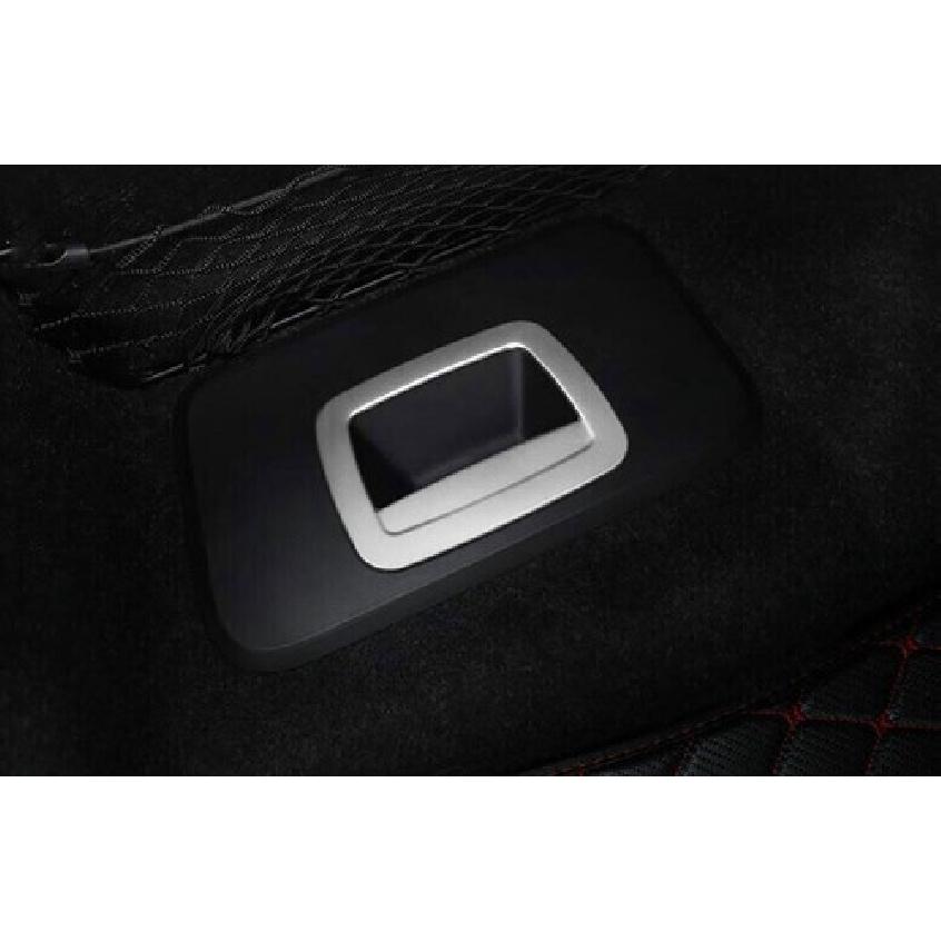 Silver Steel Back Door Tailgate Handle Cover Trim For BMW 5 Series G30 2018-