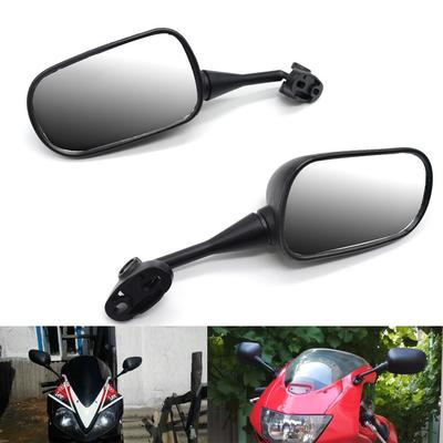 1 paire de rétroviseurs latéraux arrière de moto noirs pour HONDA CBR250R CBR300R CBR500R CBR600RR CBR1000RR
