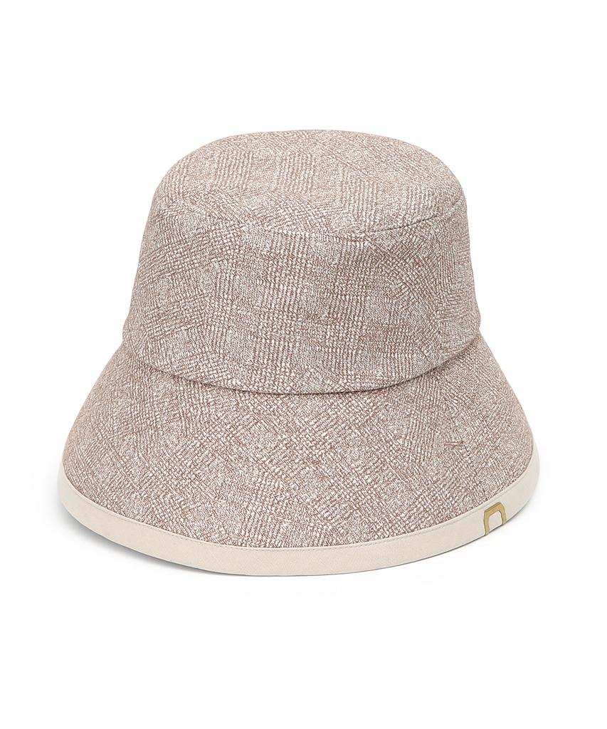 Eondeokeonteulolseutyudio Cotton Bucket Hat Drop Bucket / Cotton Hb / Line Beige