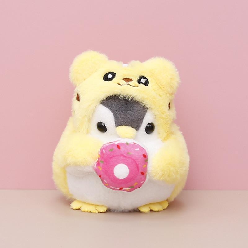 Soft And Cuddly Penguin Plush Toy Keychain With Colorful Transformations Lovely Gift For Friends