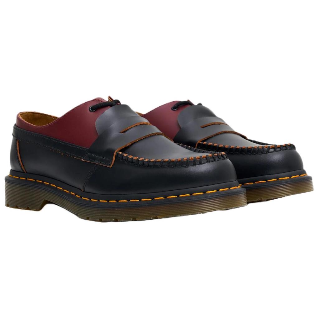 MM6 Maison Margiela x Dr. Martens 1461 Penton Mash Up Černá Oxblood Dámské Tenisky S66WR0029-P8031-H6077