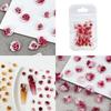 50Pcs Camellia 3D Flowers for Nails Kit 3D Nail Charms for Nail Art Bow Charms for Nails Jewelry Trendy Nail Charms