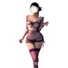 Sex Underwear Perspective Long Sleeve Hip Wrap Dress Passion Hot Sexy Uniform Seduction Pajama Set
