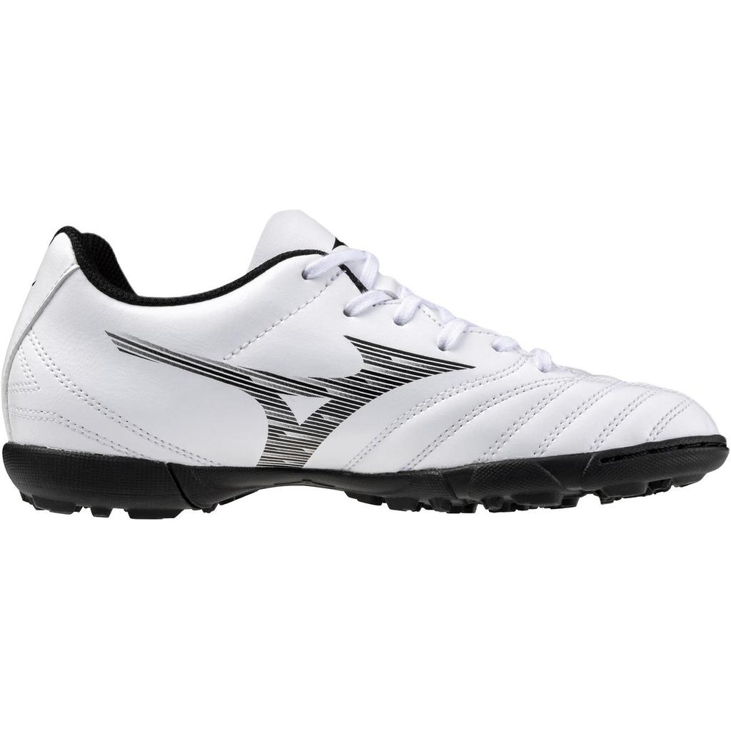 Mizuno Monarcida Neo 3 Elect Jr Soft Comfortable Versatile Non-Slip Durable Low-Top Youth Soccer Shoes Kids sneaker White Black P1GE242509