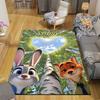 Custom 1Pc Zootopia Friendship Adventure Rug Office Carpet Indoor Outdoor Entrance Doormat Nonslip Soft And Comfortable Living Room D916369