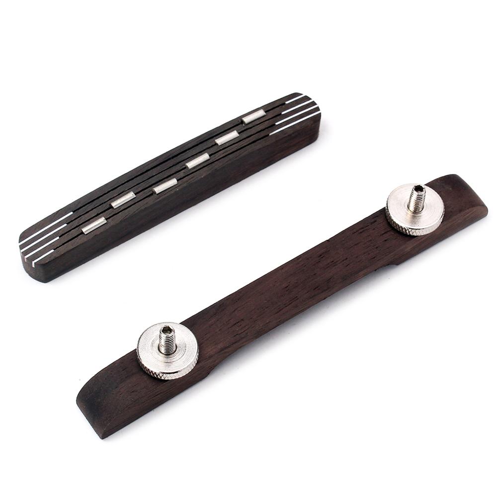 1 Rosewood Jazz Guitar Bridge, 6 String Floating Professional Guitar Parts for Musical Instrument Jazz Guitar