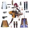 ROLECOS Game   Shikanoin Heizou Cosplay Costume Brown Men Cosplay Costume Halloween Top Pant Uniform Full Set