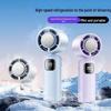 2026 USB Rechargeable Mini Handheld Fan with Ice Pack & Semiconductor Cooling