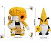 Bees Gnome Soft Plush Toy Handmade Spring Bees Elves Decoration Festive Gifts