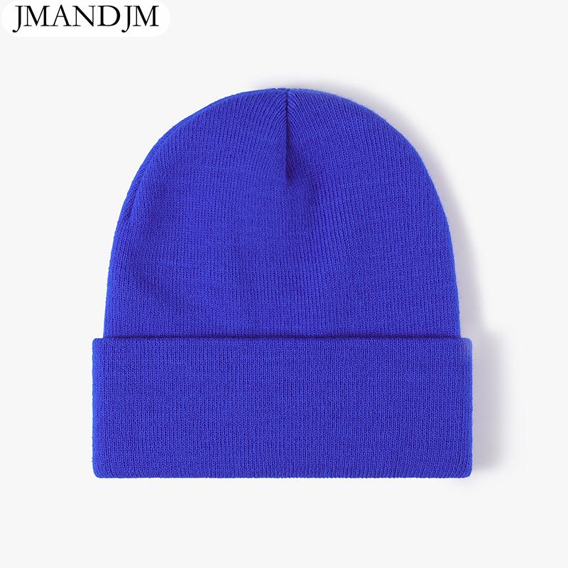 Disponibile Cappello a cuffia doppio ispessito caldo autunno e inverno cappello lavorato a maglia da donna semplice da uomo