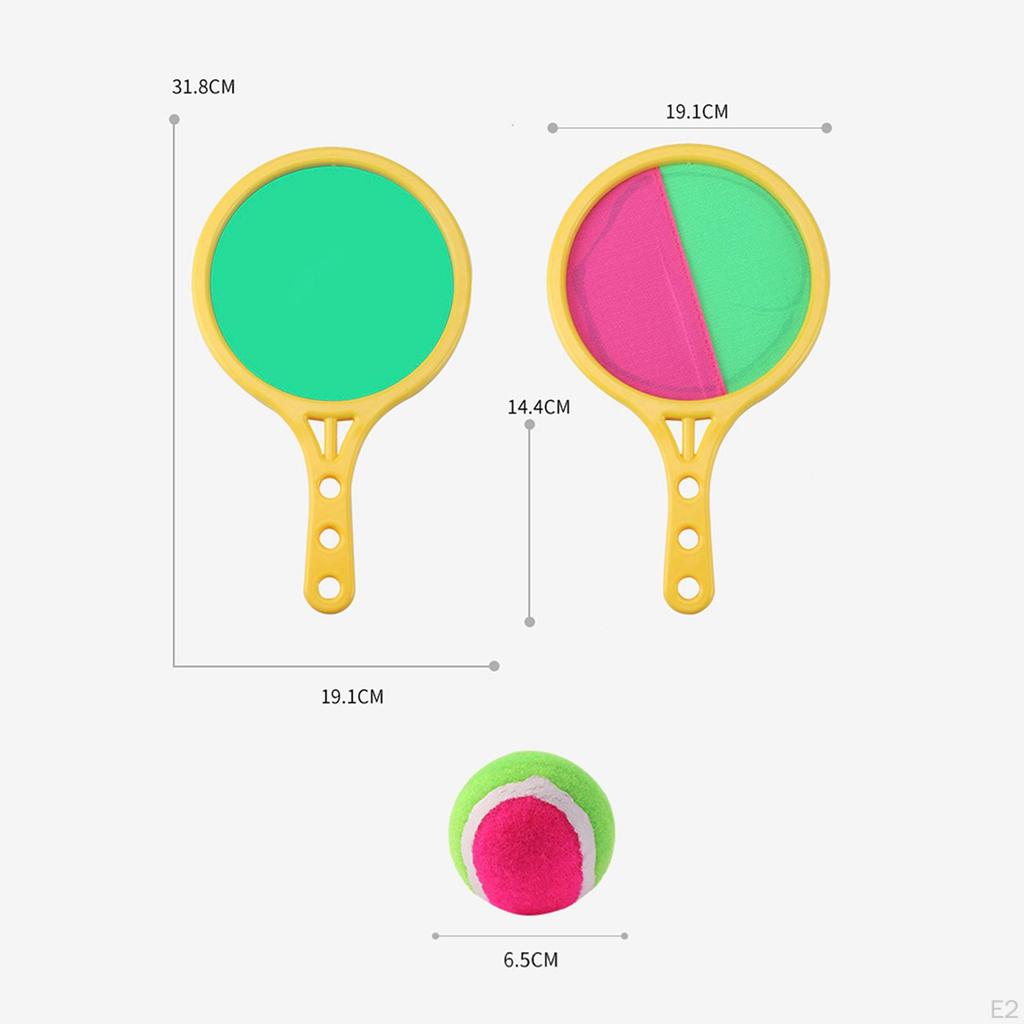 Paddle Catch Balls Racket Set Toss And Games for Girls Boys Kids