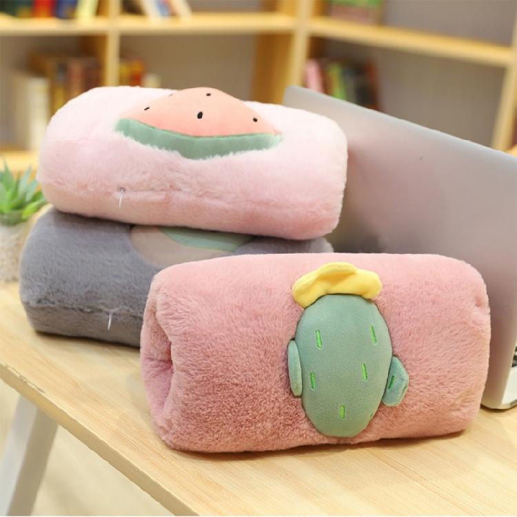 Elegant Hand Warmer Furry Easy to Detach Cartoon Fruit Winter Essential Women Winter Hand Warmer Lovely Fruit