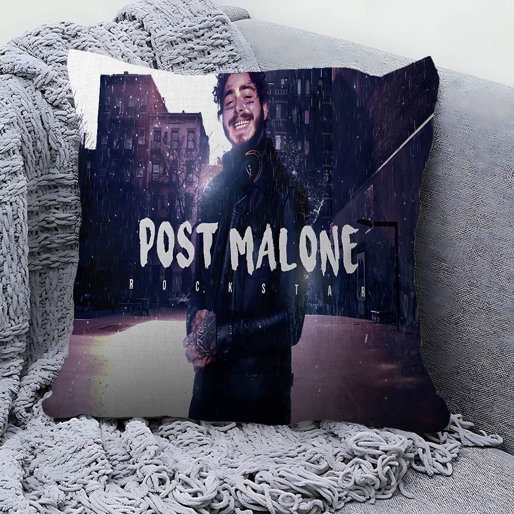 Rapper P-Post Album M-MaloneS Pillow Gift Home Office Decoration Pillow Bedroom Sofa Car Cushion CoverPillow Case 30cmx30cm