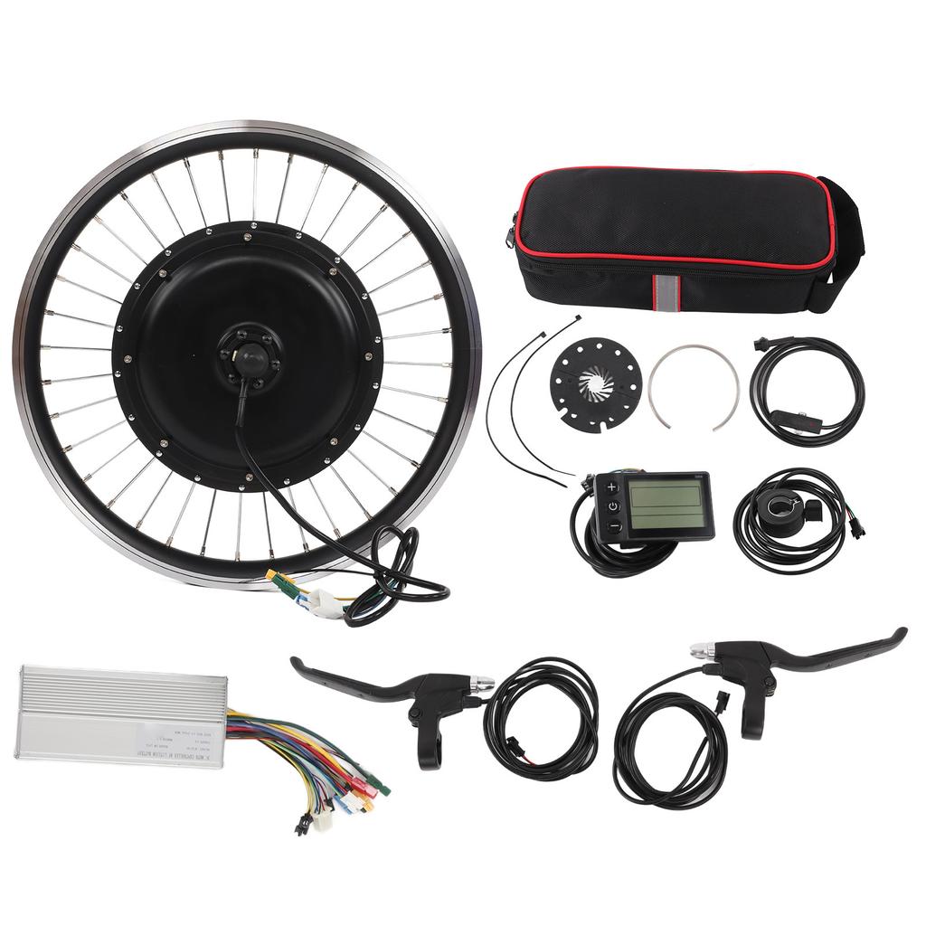 20 Inch 48V 1500W Rear Drive Motor Wheel Kit with 35A Controller LCDS866 Meter Shifter Assist Sensor