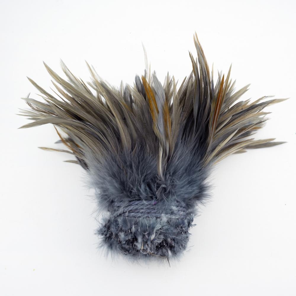 13 Color Natural Chicken 5-6 Inch Strip Strung Rooster Feathers for Craft Supply