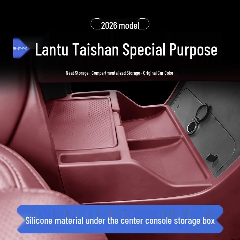 Compatible Silicone Storage Box for 26 Lantu Tianshan Center Console Models - Car Interior Accessories
