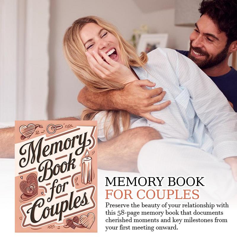Couples Scrapbook Couple Photo Album 58 Pages Scrapbooking Supplies Notebook Meaningful Design For Honeymoons Love And Memories