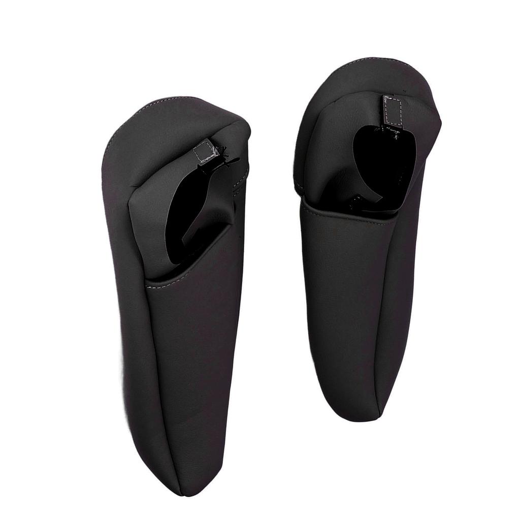 2PcsCelsiusSet Car Front Seat Armrest Cover Leather Waterproof Good Toughness Replacement for Siena 2005‑2010