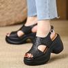 New Model of Open-toe Anti-slip Women's Shoes - Soft Outdoor Wedge Sandals