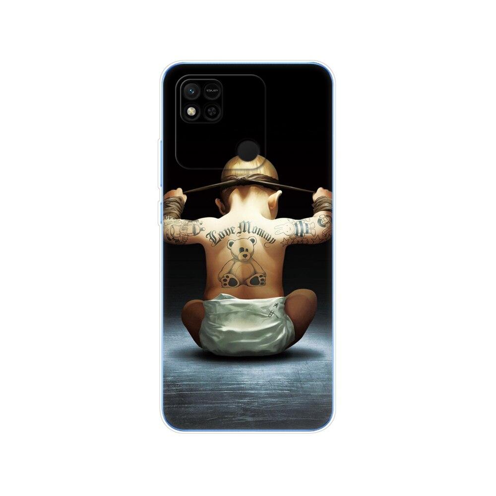For Redmi 10A Case Back Cover For Xiaomi Redmi 10A Phone Case Redmi10A Bag Tpu Soft Silicon Protective Bumper Etui Funda Coque