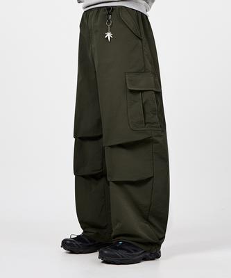 Dimiteulibeullaeg [Summer] M65 Parachute Curved Pants_ Nc Olive