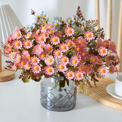 5 Stems Artificial Flowers UV Resistant Fake Wildflowers Faux Floral Arrangements for Wedding Indoor Ourdoor Home Garden Decoration