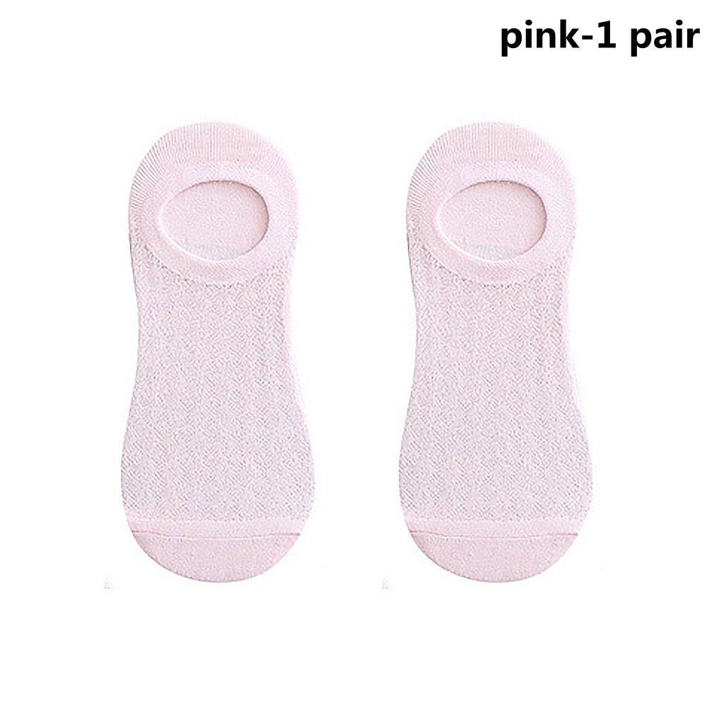 

1/5 пар Удобные Невидимые Хлопковые Носки-Следки Летние Носки-Лодочки Женские Короткие Носки Кружевной Цветок pink-1 pair