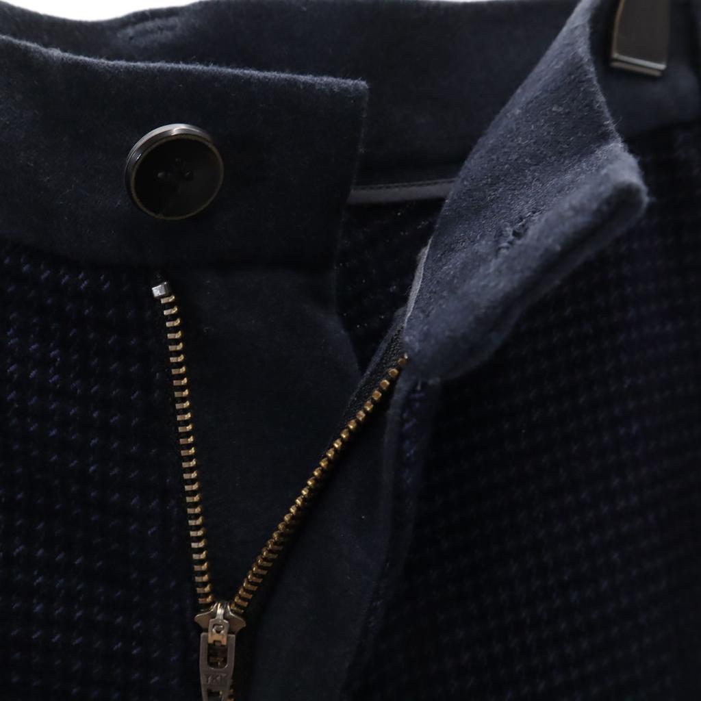 Unused NAPE_ Made In Japan Side Cut-off Processing Slacks Pants M-2 Navy Men's Used