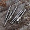 1-5Set Carbide Burr Set Wood Carving Accessories DIY Rotary Burr Set with 1/8 Shank for Woodworking Engraving Drilling for Cut