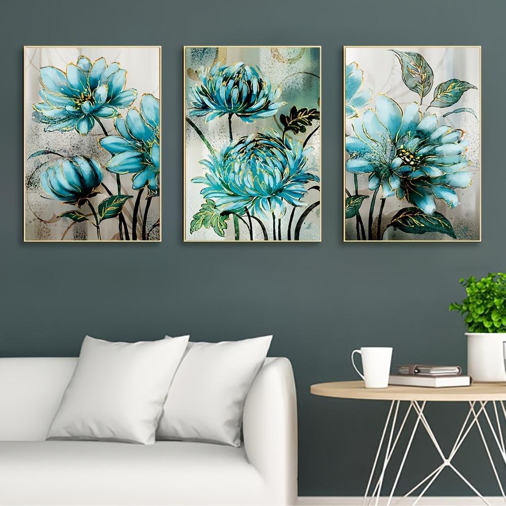 Scandinavian Abstract Wall Art Flower Poetry Stereoscopic HD Canvas Poster Prints Home Bedroom Living Room Decoration
