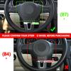 Car ABS Interior Steering Wheel Button Panel Frame Cover Trim For Golf Mk6 Passat B7 Cc Eos Tiguan Jetta Touran Sharan Caddy
