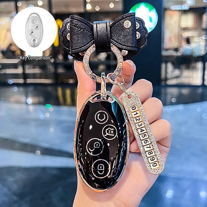 Compatible Key Case for BYD Models: Dolphin, Han, Qin Plus DMi, Song Pro, Yuan, Tang, Seagull EV, Destroyer 05, Seal 06